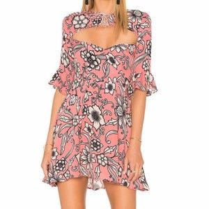 For Love & Lemons Ayla Laced-Up Dress